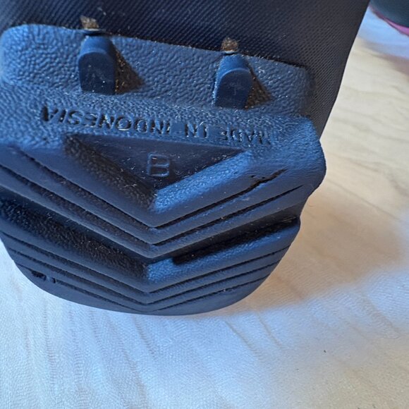 Hunter Women's Original Tall Rain Boots Black Pink (Matte) Size 8 - Picture 7 of 8